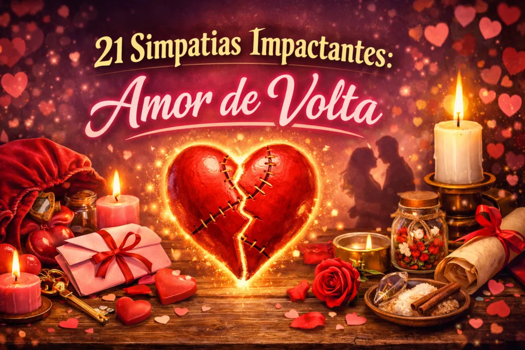 21 Simpatias Impactantes: Amor de Volta